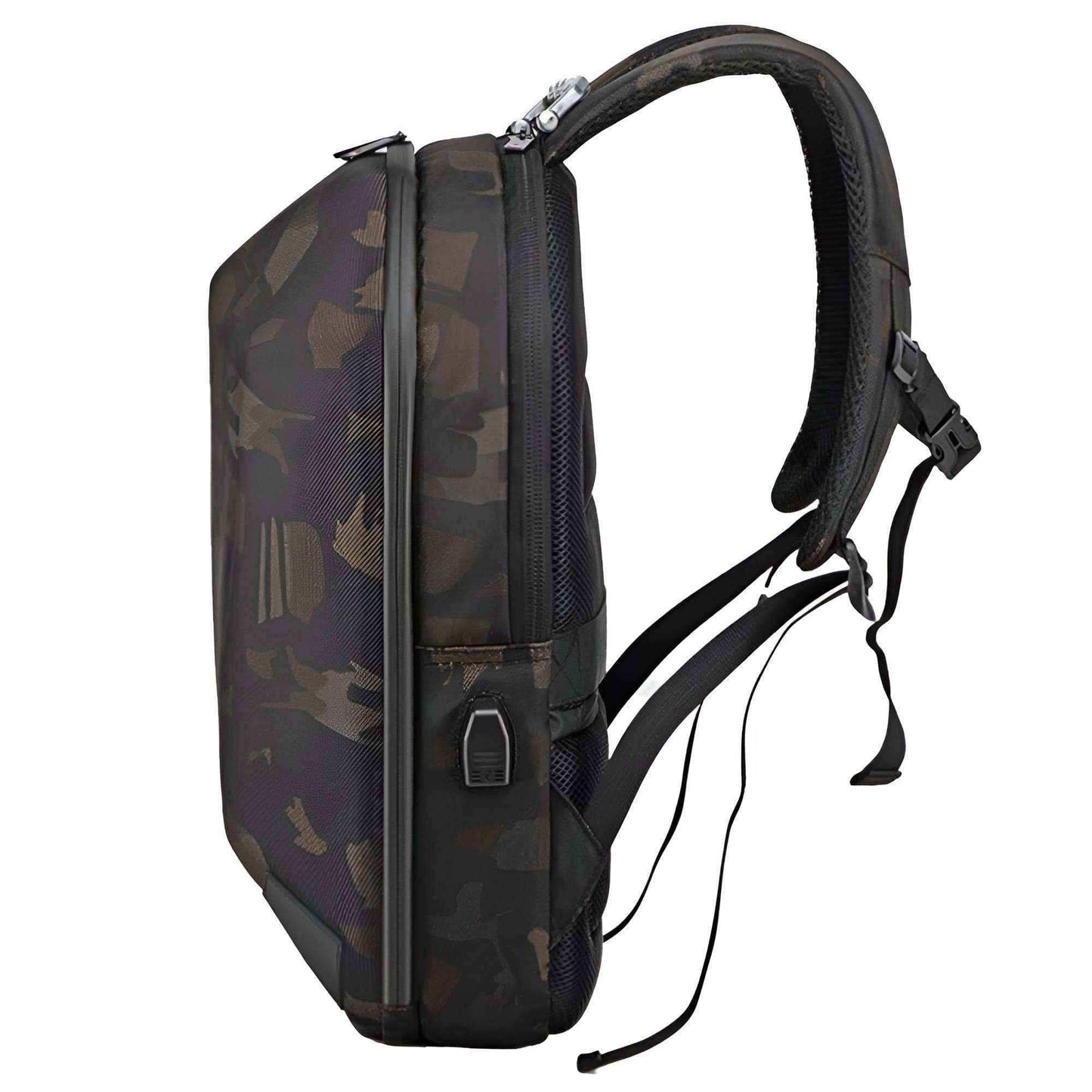 OZUKO 9205 15.6" Hard Shell Laptop Backpack With Speaker - Pixel Zones