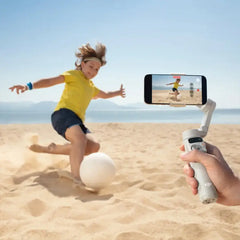 DJI Osmo Mobile 7 – 3-Axis Gimbal Stabilizer with Intelligent Tracking, Built-In Tripod, AI Editing, and 10-Hour Battery Life
