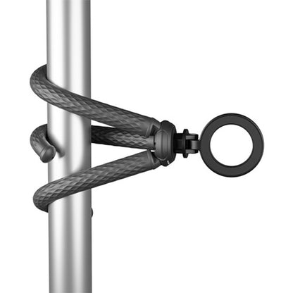 Telesin Flexible Octopus Tripod & Magnetic Mount – For Phones & Action Cameras, 4.4 lb Load, Adjustable Head, Dual Mounts – Black