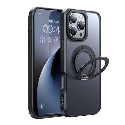 Mcdodo Magnetic Ring Stand Case for iPhone 16 Pro / iPhone 16 Pro Max