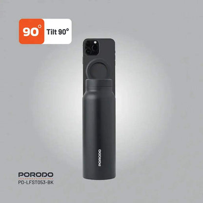 Porodo Lifestyle 1L Magnetic Mount Stainless Steel Water Bottle | LFS134