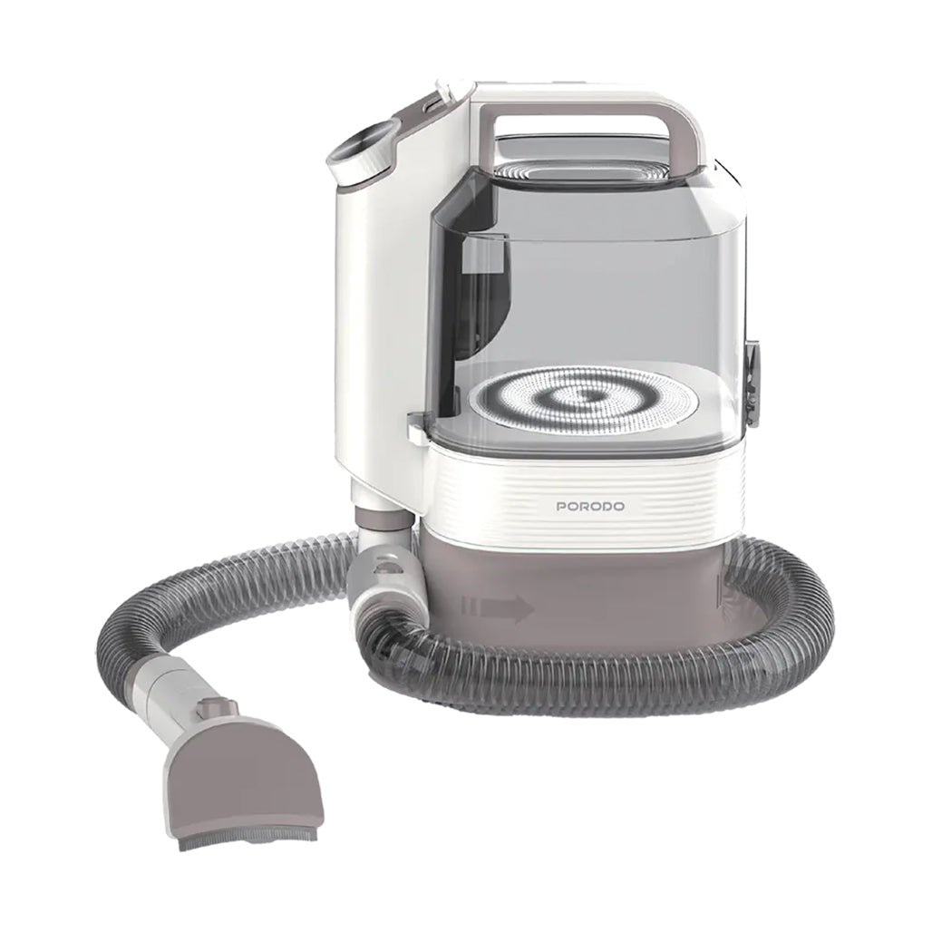 Porodo Lifestyle Pet Grooming Kit Trimmer & Vacuum – White - PD-LFST081-WH