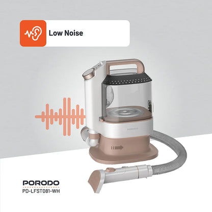 Porodo Lifestyle Pet Grooming Kit Trimmer & Vacuum – White - PD-LFST081-WH