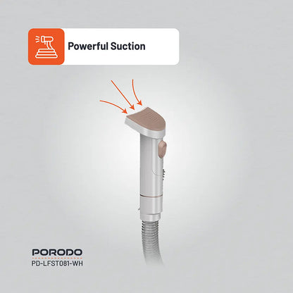 Porodo Lifestyle Pet Grooming Kit Trimmer & Vacuum – White - PD-LFST081-WH