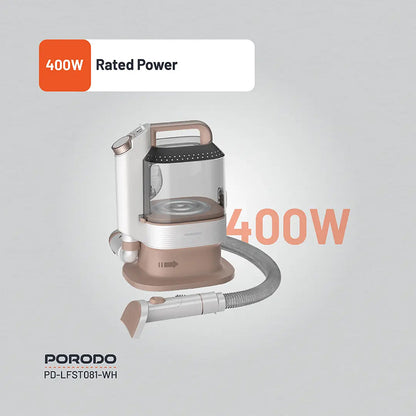 Porodo Lifestyle Pet Grooming Kit Trimmer & Vacuum – White - PD-LFST081-WH