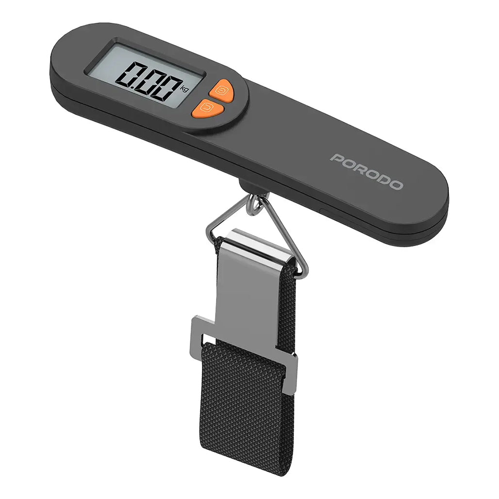 Porodo Lifestyle Accuscale High-Precision Luggage Scale – Black - PDLFST205BK