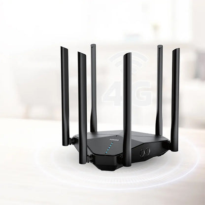 Porodo Dual Band Portable Wi-Fi Router - Black - PDLFST207BK