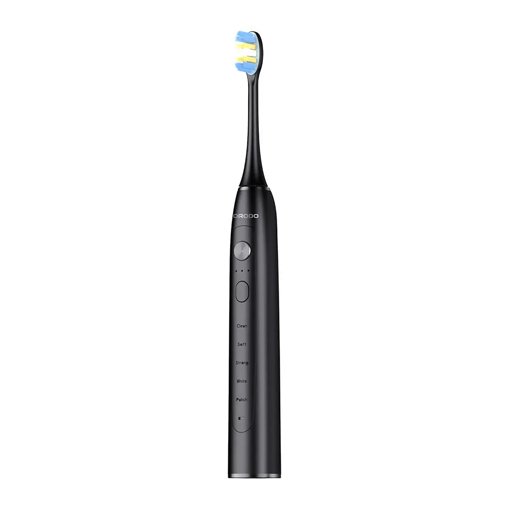 Porodo Lifestyle Smart Sonic Visual Electric Toothbrush – Black - PDLFSTETCBK
