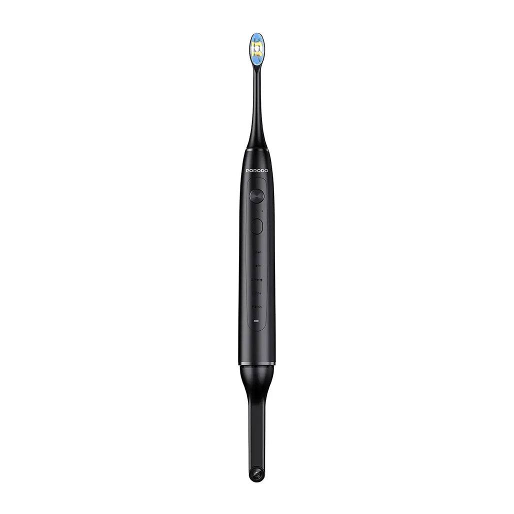Porodo Lifestyle Smart Sonic Visual Electric Toothbrush – Black - PDLFSTETCBK