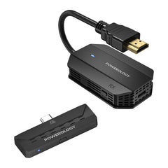 Powerology Wireless HDMI Type-C Adapter Audio & Video – Black - PHDMACBK