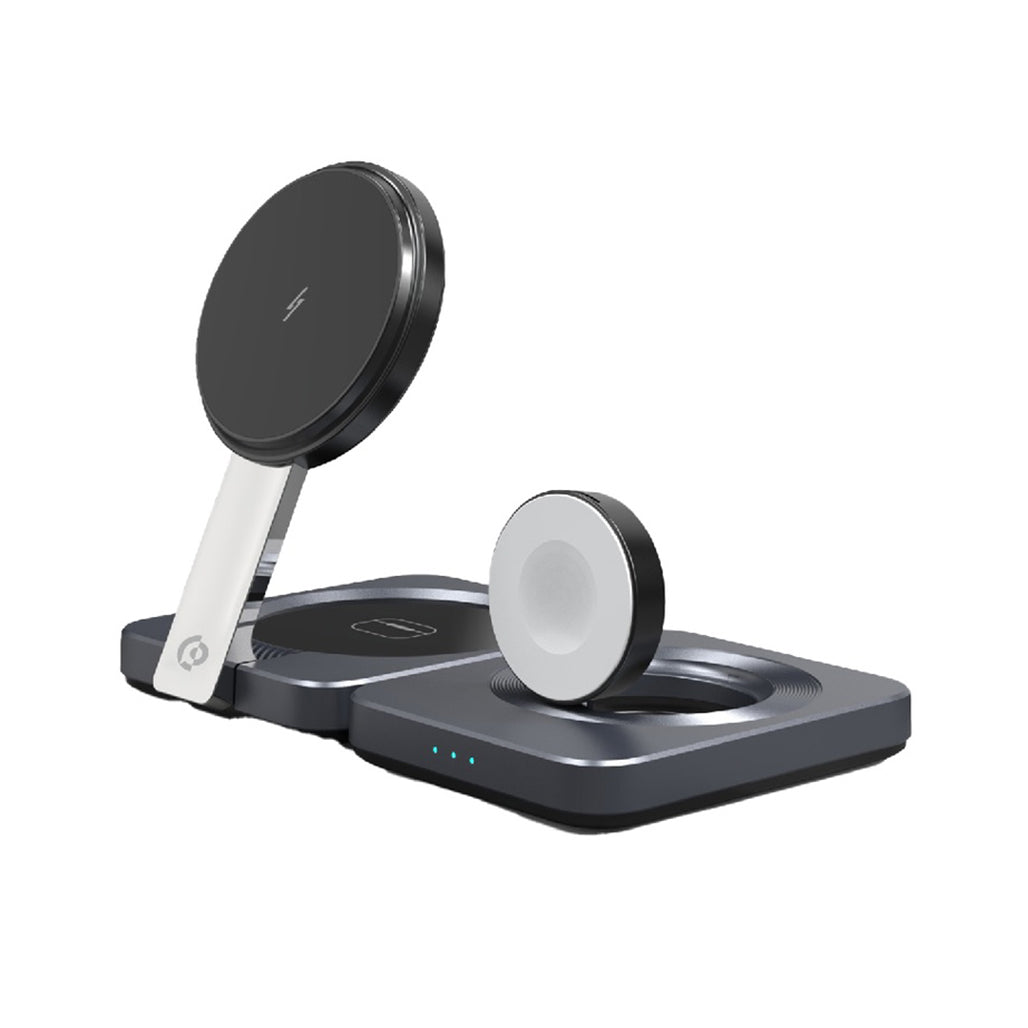 Powerology Qi2-15W MagSafe iPH15 Multi-Device Charging Stand – PWCUQC027