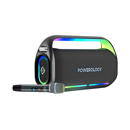 Powerology Deep Bass Party Speaker - Black