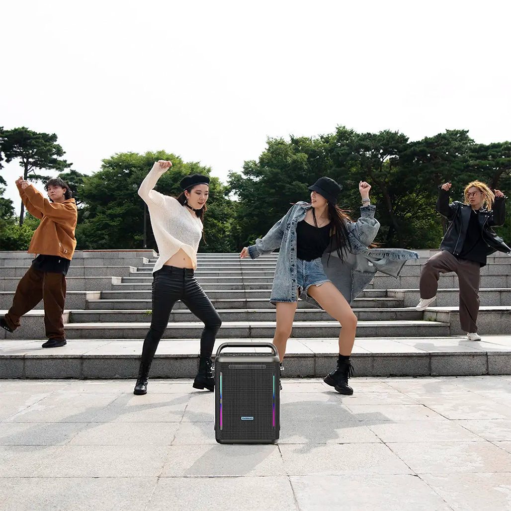 Powerology Karaoke Party Speaker - Silver