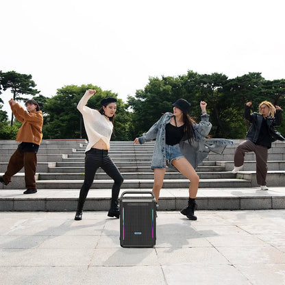 Powerology Karaoke Party Speaker - Silver