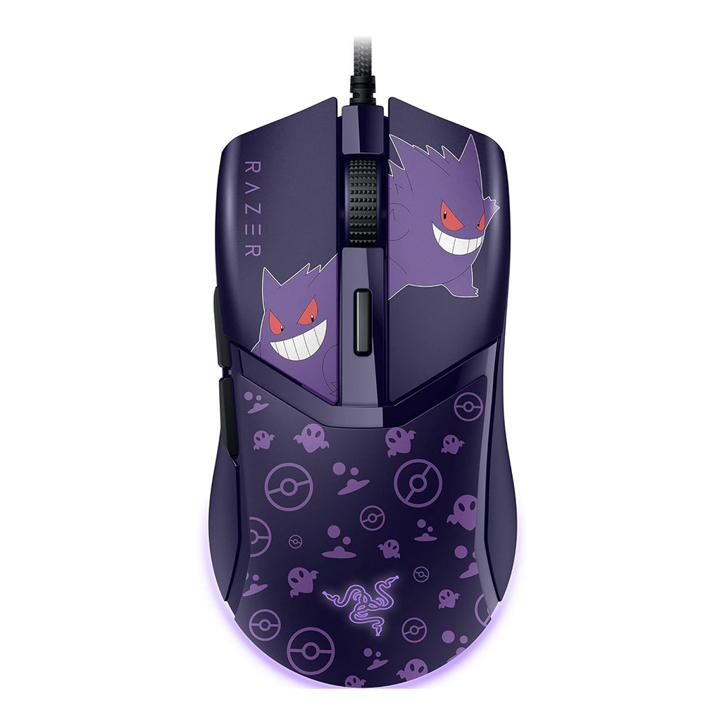 Razer Cobra Pokémon Gengar Edition - Lightweight Wired Gaming Mouse