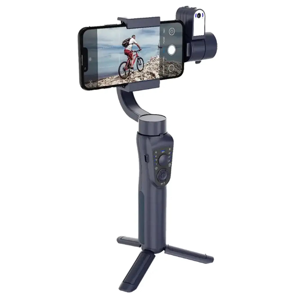 Porodo 3‑Axis AI Gimbal & Fill Light – Object Tracking, Power Bank