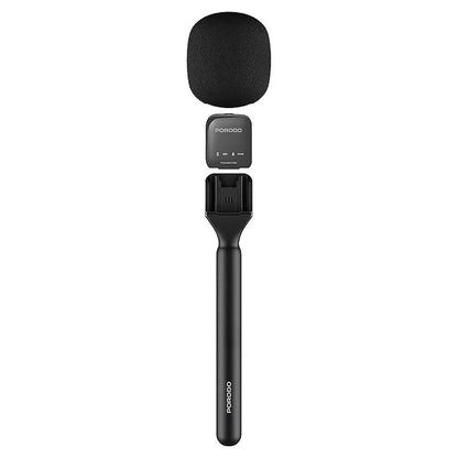 Porodo LFS133 2 in 1 Dual-Device Wireless Lavalier Microphone – 2.4GHz