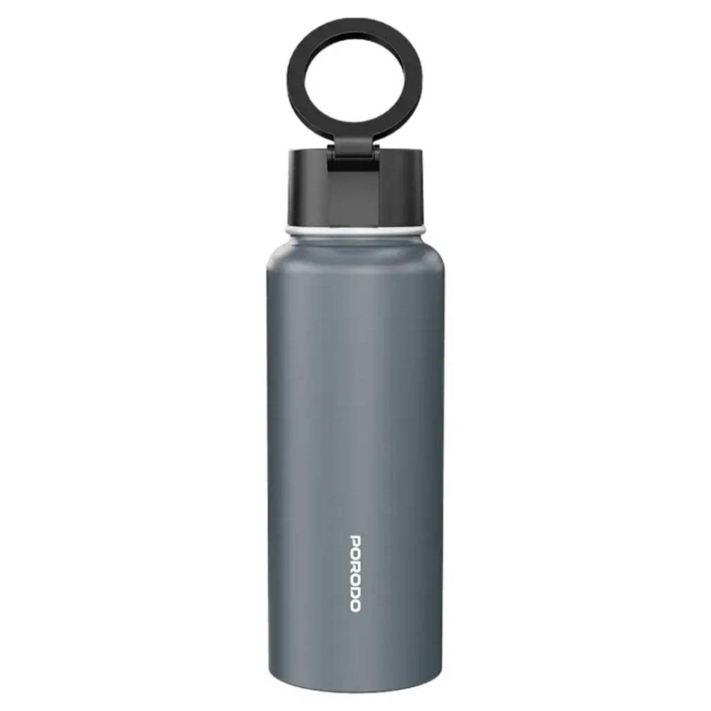 Porodo Lifestyle 1L Magnetic Mount Stainless Steel Water Bottle | LFS134