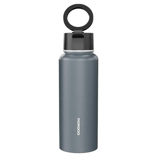 Porodo Lifestyle 1L Magnetic Mount Stainless Steel Water Bottle | LFS134