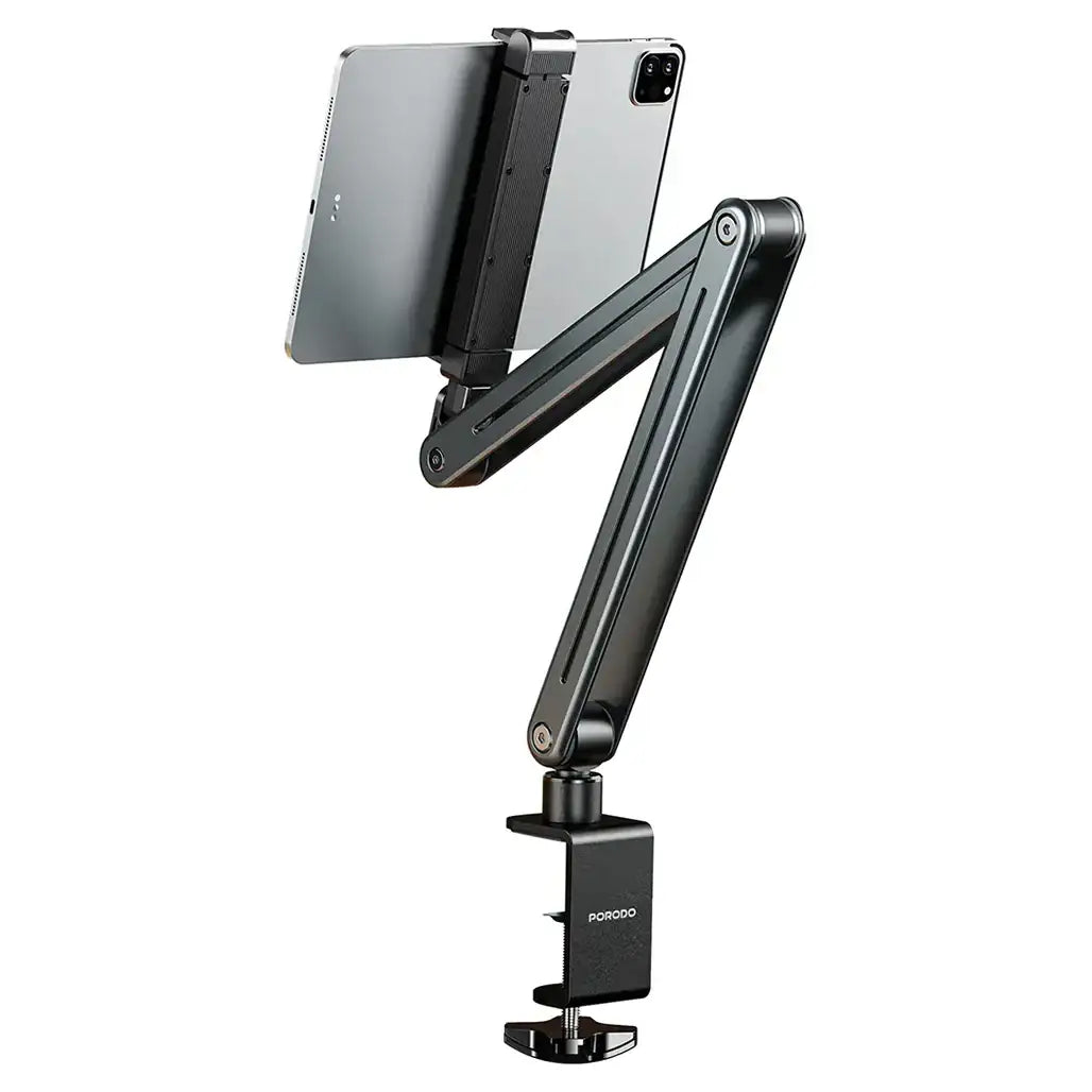 Porodo PD‑HSM22‑GY Multi‑Joint Phone & Tablet Mount – Aluminum