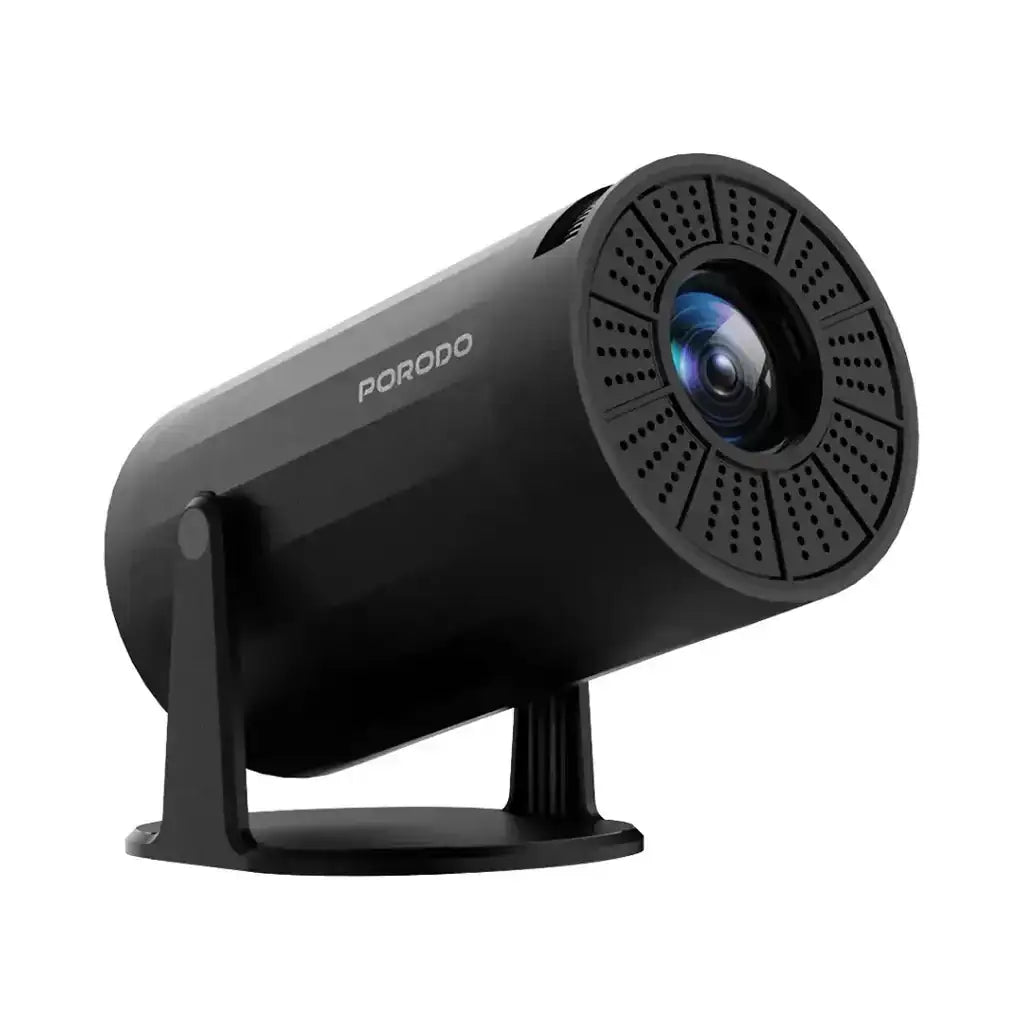 Porodo Wireless Smart Android Multi-Angle Projector – Black