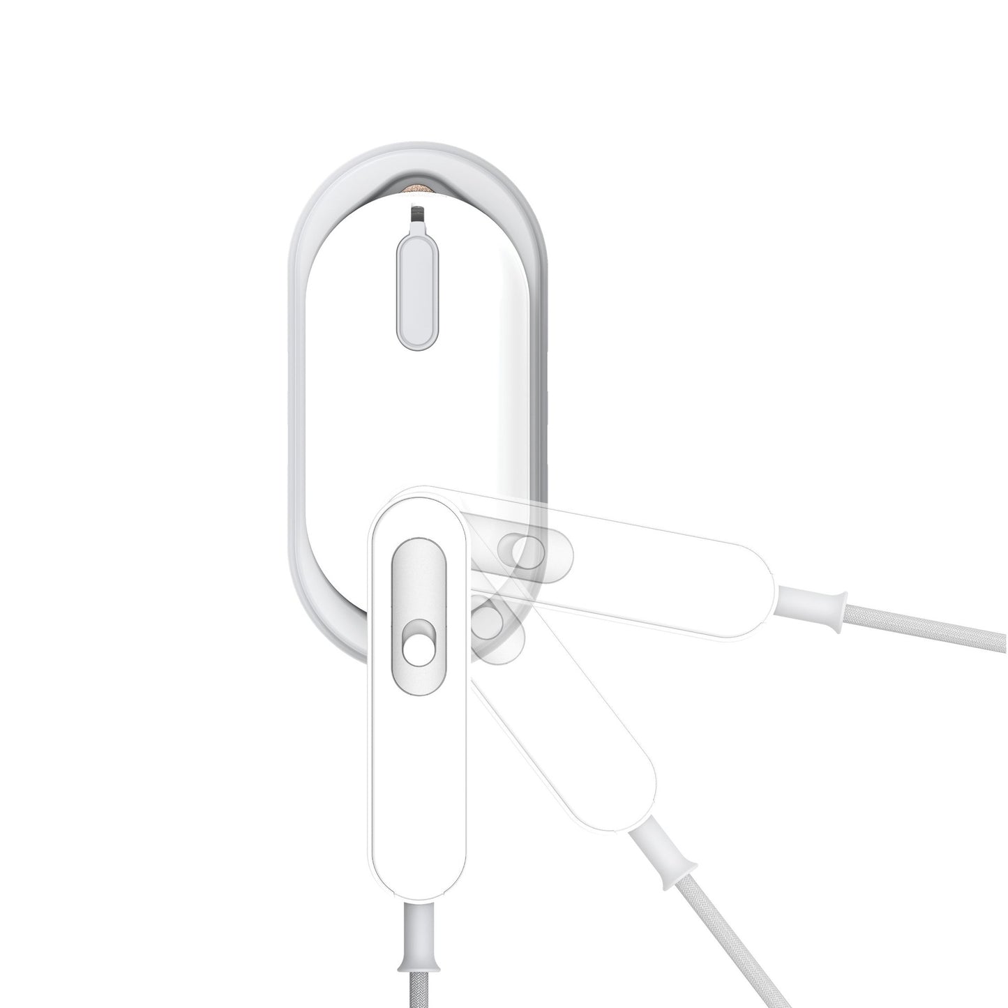 Porodo Lifestyle Mini Steam Iron 1100W – PD-LSMS1-WH – White