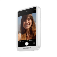 Porodo Lifestyle Selfie Screen Monitor – Magnetic Mirroring Device | 4.02" HD, 180° Rotation