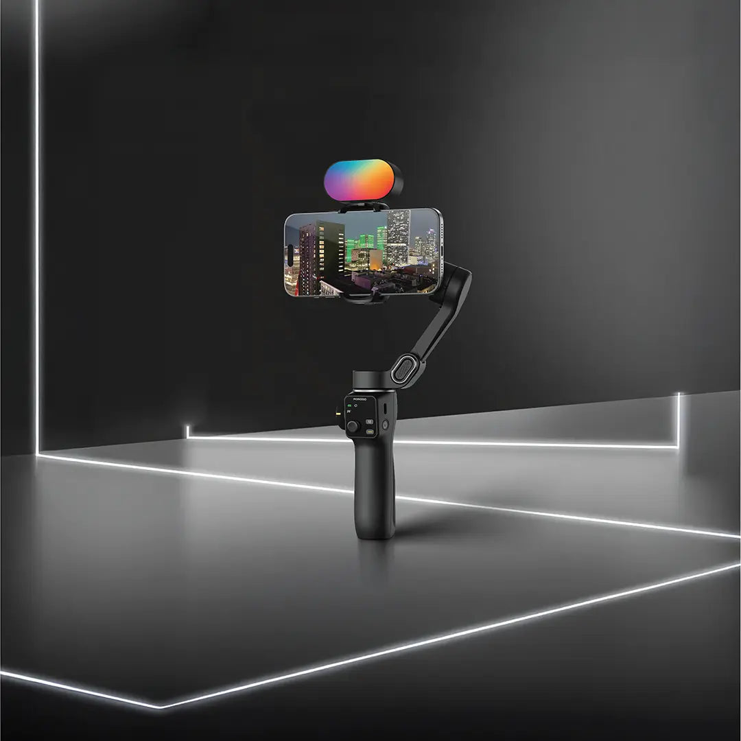 Porodo Velocam 3-Axis Gimbal Stabilizer – PDLFST176BK – Black