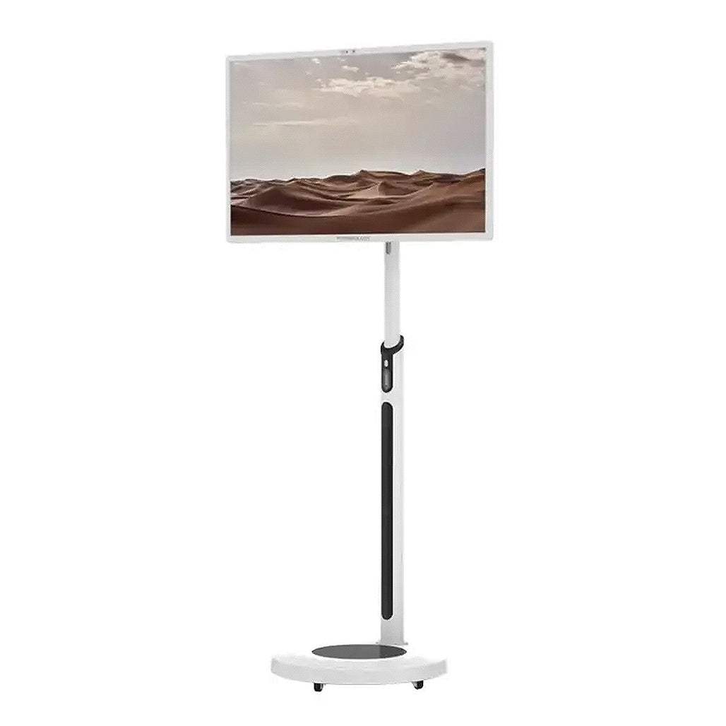 Powerology 32" Movable and Rotatable Android Smart Screen with Camera - White