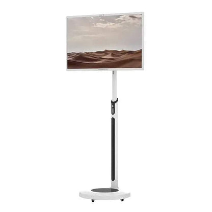 Powerology 32" Movable and Rotatable Android Smart Screen with Camera - White