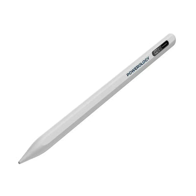 Powerology Digital Stylus for 2018–2024 iPad Models (White)