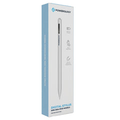 Powerology Digital Stylus for 2018–2024 iPad Models (White)