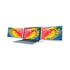 Powerology 14″ Dual‑Screen Portable Monitor – IPS, 1920×1200, USB‑C