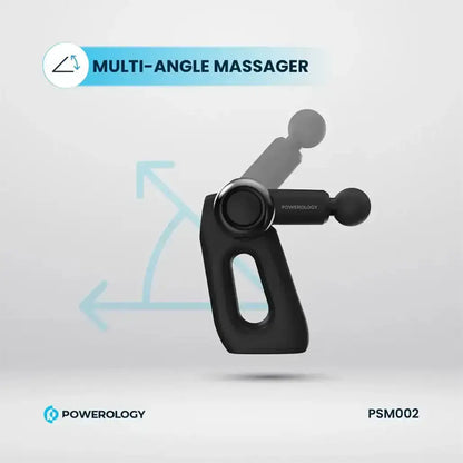 Powerology PSM002 Professional Massage Gun – 5-Speed, 2000 mAh with Bag