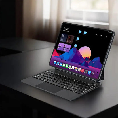 Powerology Magic Keyboard – iPad Pro 11/13 M4 Wireless Keyboard Case
