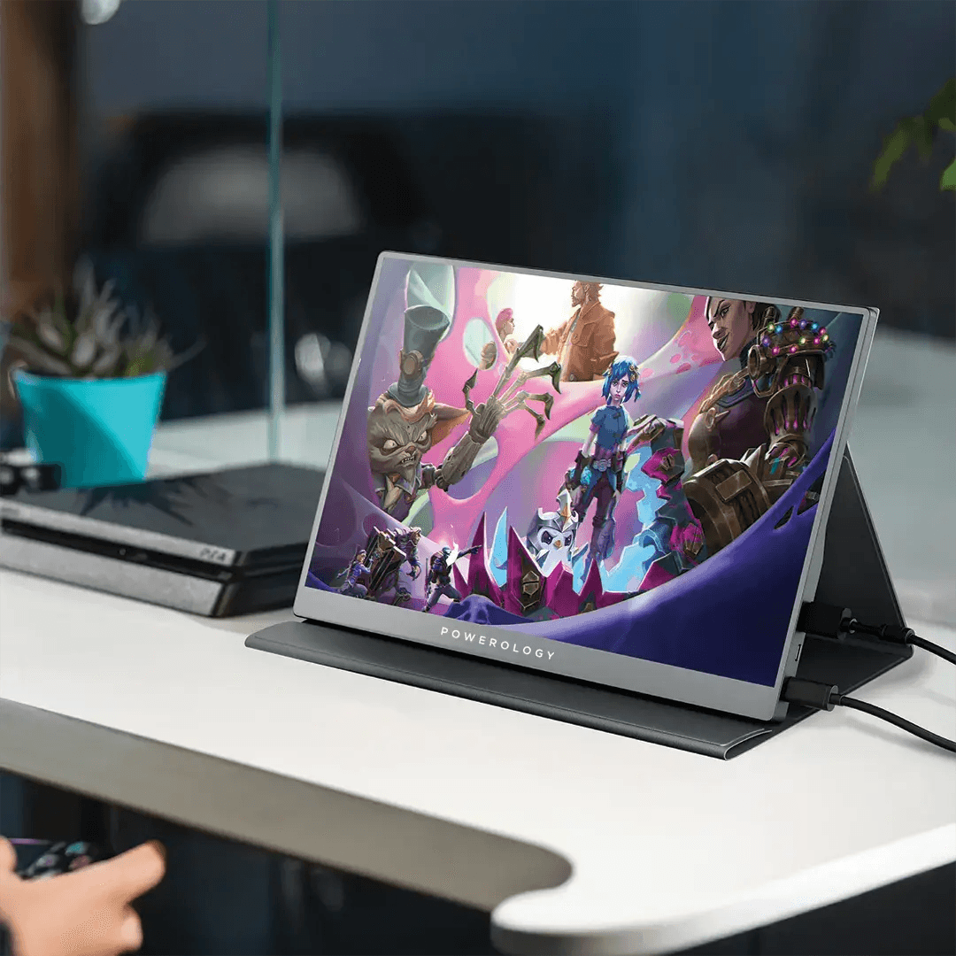 Powerology 15.6" Ultra-Slim Portable 144Hz Monitor – Full HD IPS