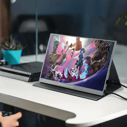 Powerology 15.6" Ultra-Slim Portable 144Hz Monitor – Full HD IPS