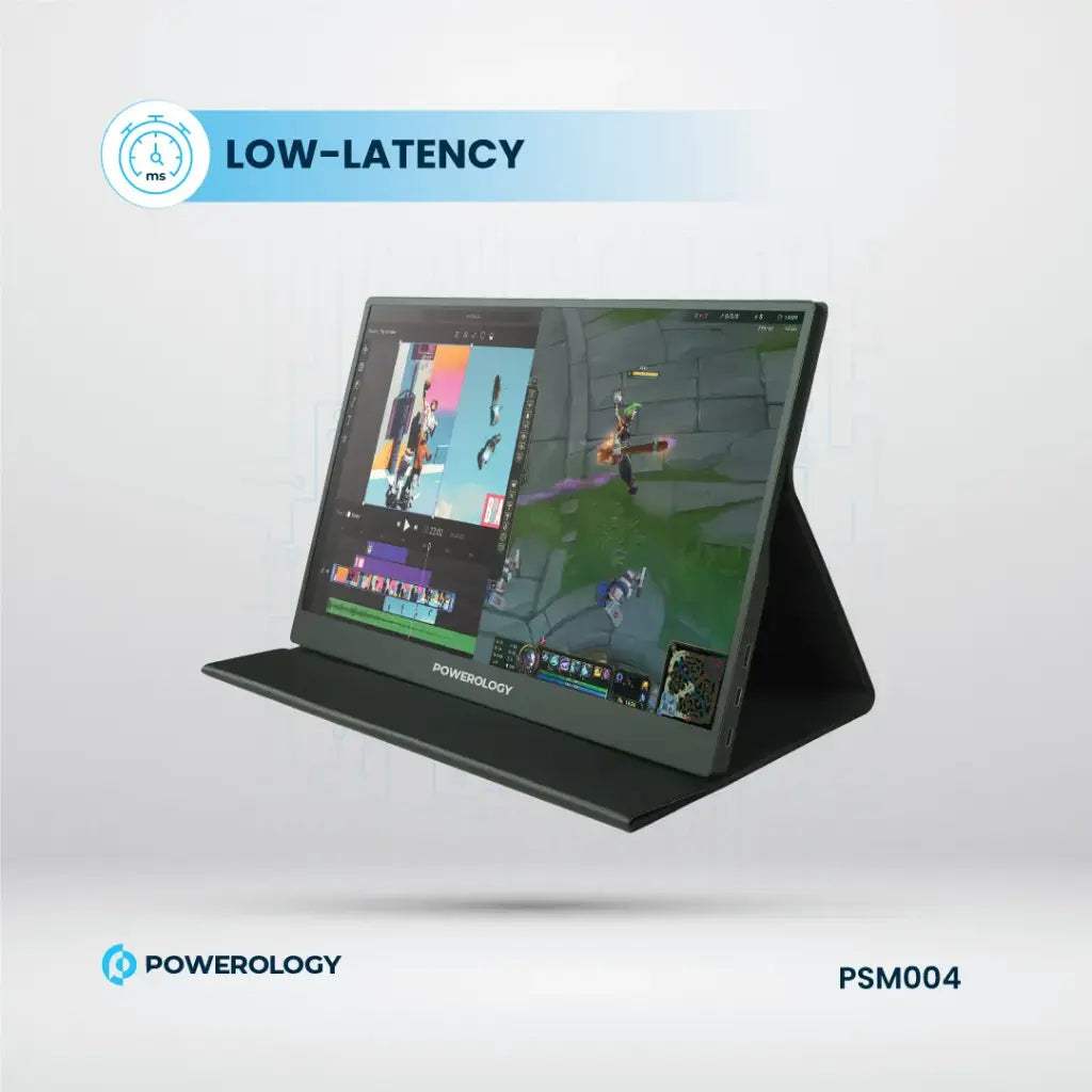 Powerology 15.6" Ultra-Slim Portable 144Hz Monitor – Full HD IPS