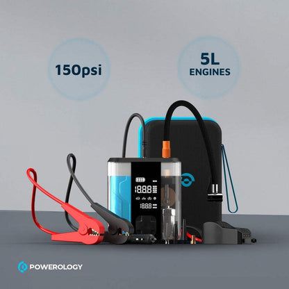 Powerology 8800mAh Jump Start / Air Compressor