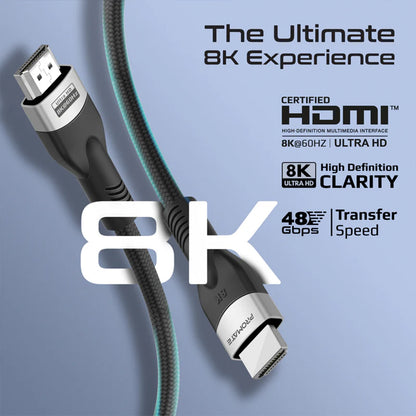 Promate PrimeLink8k-500 - Certified Ultra-High-Speed 8K@60Hz HDMI® Cable