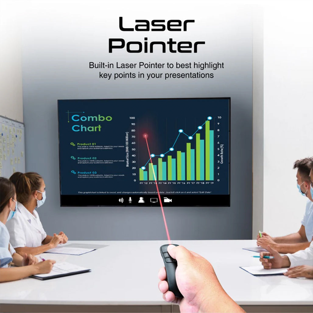 Promate ProPointer - Universal Intuitive Wireless Presenter