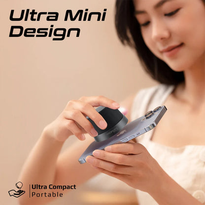 Promate Punch - High-Fidelity Mini Bluetooth Speaker with MagSafe Compatible Base