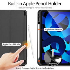 DuxDucis Domo Series Case for iPad Air 11 (2024/2025) / iPad Air 4/5 10.9 – With Apple Pencil Holder & Auto Sleep/Wake