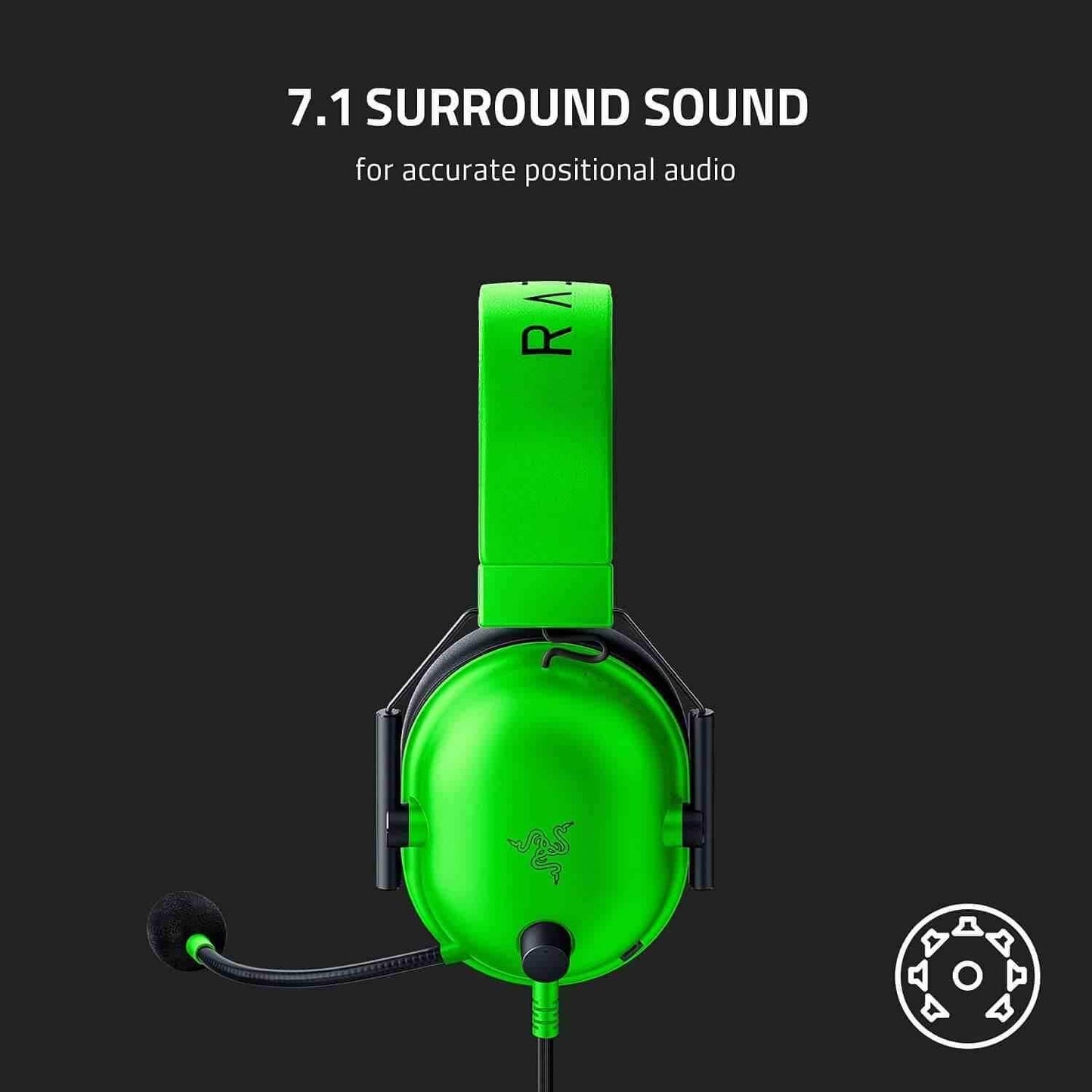 RAZER BlackShark V2 X Multi-platform Wired Esports headset - Pixel Zones