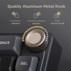 RK ROYAL KLUDGE R65 Mechanical Keyboard – 65% Layout, RGB, Hot-Swappable