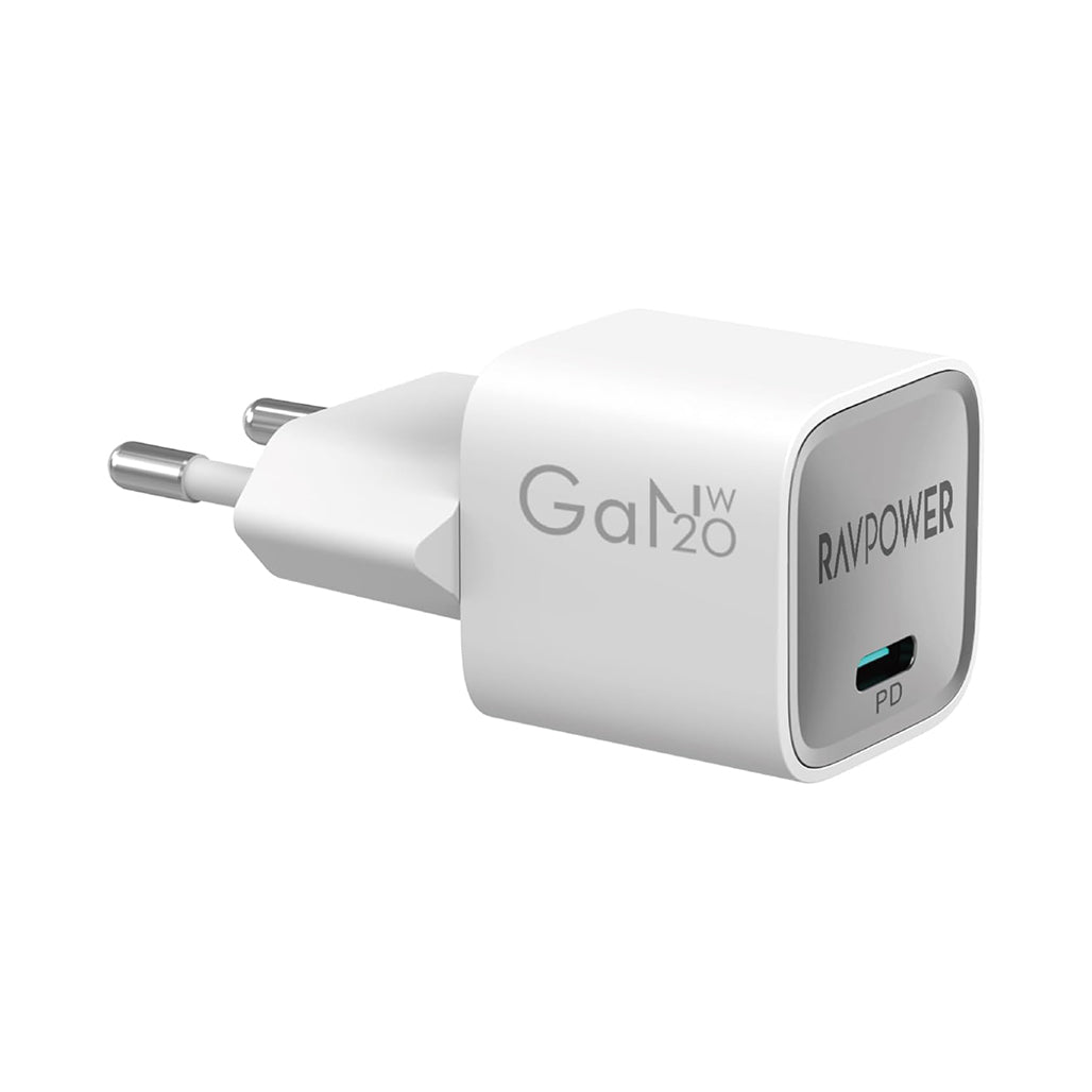 RAVPower Mini PD20W GaN Type C Charger - RP-PC1055