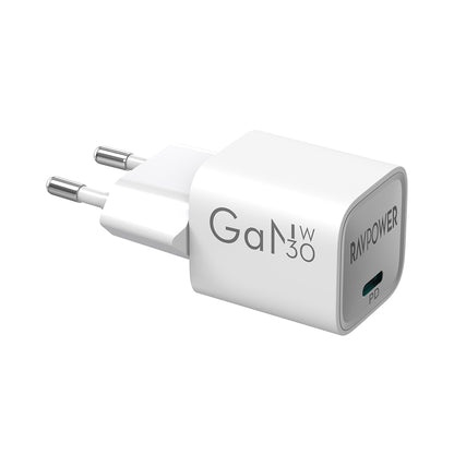 RAVPower 30W GaN Tech PD USB-C Wall Charger EU Plug - RP-PC1056