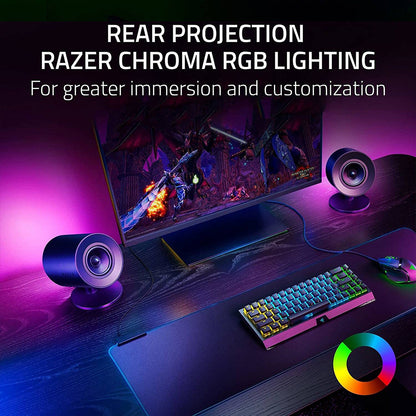 Razer Nommo V2 - 2.1 PC Gaming Speakers with Wired Subwoofer