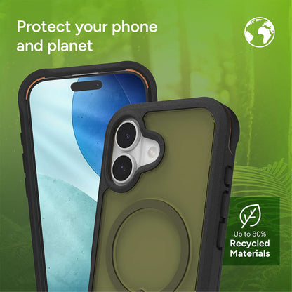 ZAGG Rainier Snap Kickstand with Camera Control Button - Sea Kelp | iPhone 17 Pro Max