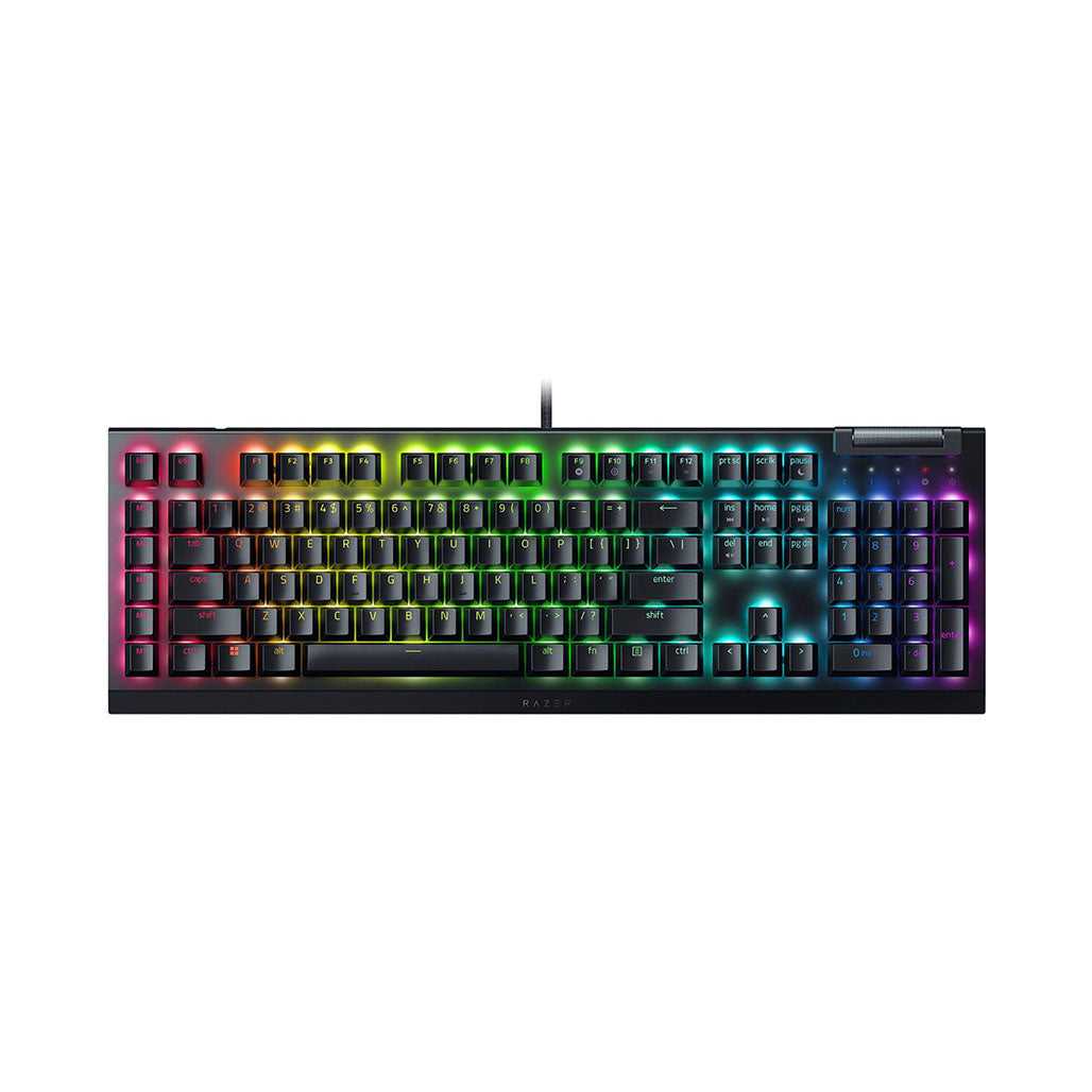 Razer BlackWidow V4 X Green Switch - Wired Full-Size Mechanical Gaming Keyboard